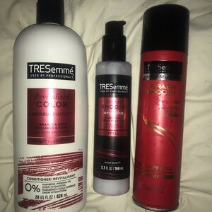 3-TRESemmé Conditioner Color Revitalize / Karatin Smooth Leave-in & Hairspray